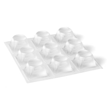 Anschlagpuffer 20x20x13,2 Quadratisch 18er