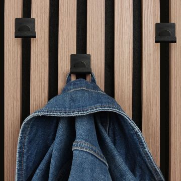 Einzelhaken 'Acoustic' Schwarz