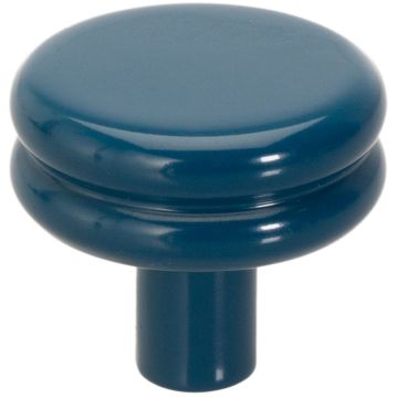 Möbelknopf 'Double' Blau
