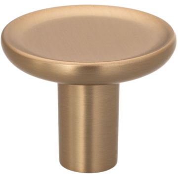 Möbelknopf 'Nabo' Gebürstetes Messing
