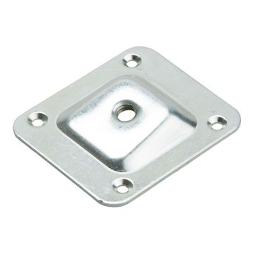 M8 Montageplatte 66x58 mm 10° Stahl
