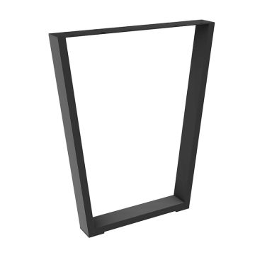 Stahlbeine Trapez 71 Schwarz