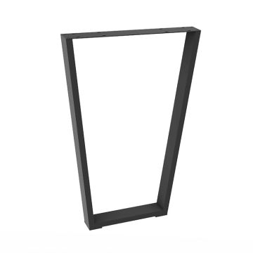 Stahlbeine Trapez 87 Schwarz