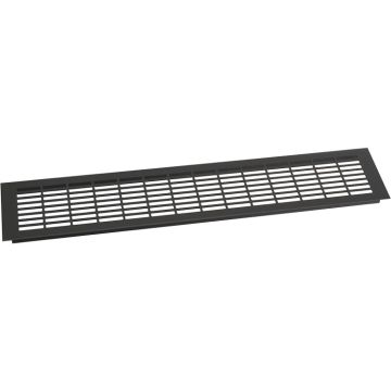 Lüftungsgitter 500 x 100 mm Schwarz