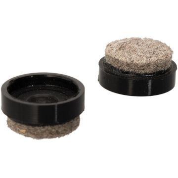 Quick Click Gleiter Ø 17 mm – Schwarz