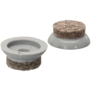 Quick Click Gleiter Ø 20 mm – RAL 7040