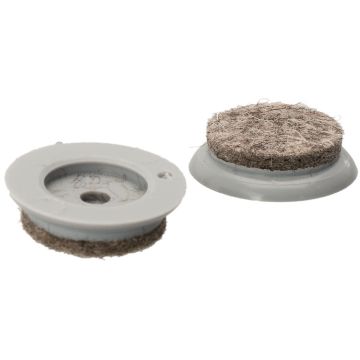 Quick Click Gleiter Ø 25 mm – RAL 7040