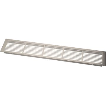 Lüftungsgitter 500 x 86 mm Edelstahloptik