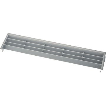 Lüftungsgitter 372 x 79 mm Silber