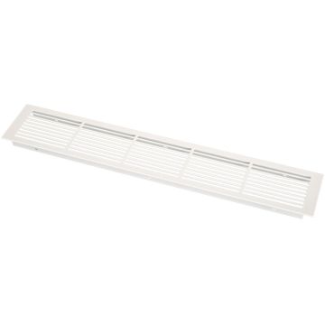 Lüftungsgitter 500 x 86 Weiß