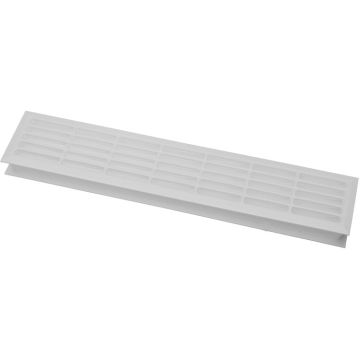 Lüftungsgitter 400 x 80 mm Weiß