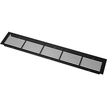 Lüftungsgitter 500 x 86 mm Schwarz Nero