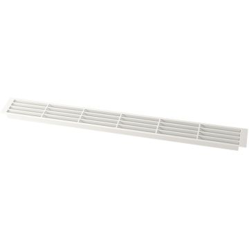Lüftungsgitter 570 x 57 mm Weiß