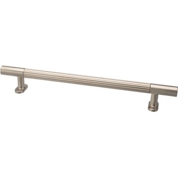Stangengriff 'Fluted' Edelstahlfinish Geriffelt
