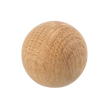 Möbelknopf 'Ball' Eiche Unbehandelt