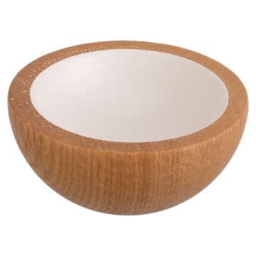 Möbelknopf 'Semi' Eiche / Weiß