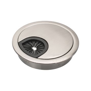 Kabeldurchlass Ø 60 mm Edelstahlfinish