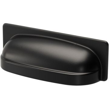 Muschelgriff 'Cover' Schwarz