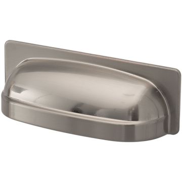 Muschelgriff 'Cover' Edelstahlfinish