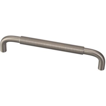 Möbelgriff 'Big Wire' Edelstahlfinish Geriffelt