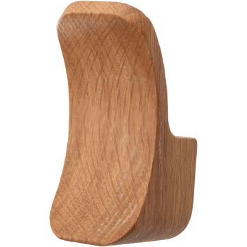Haken 'Loop' Eiche Klar Lackiert 100 x 50 mm