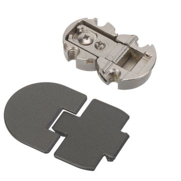 Mittelscharnier 'Pacta' Metall Schwarz Matt