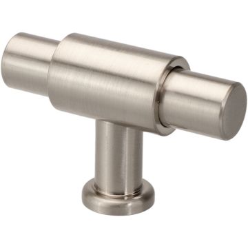 T-Knopf 'Juvel' Edelstahlfinish