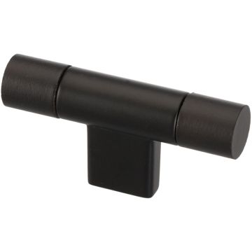 T-Knopf 'Round' Schwarz / Ahorn Schwarz