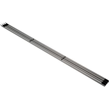 Lüftungsgitter 596 x 37,3 mm Schwarz