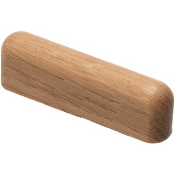 Holzstange 'Match' Eiche Klar Lackiert 60 mm