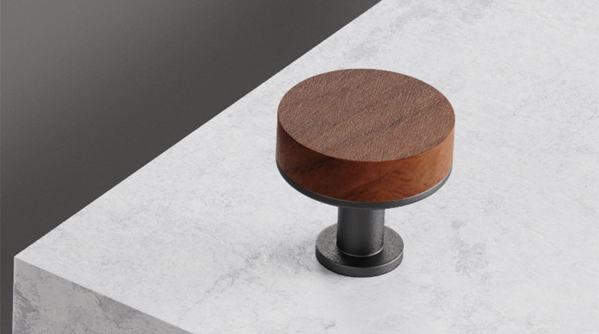 Premium Griffe und Knäufe aus Holz und Metall von Qupon für Küche und Möbel
